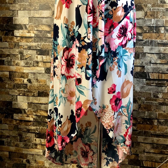 Floral Dress - High Low Size Small - Picture 3 of 4